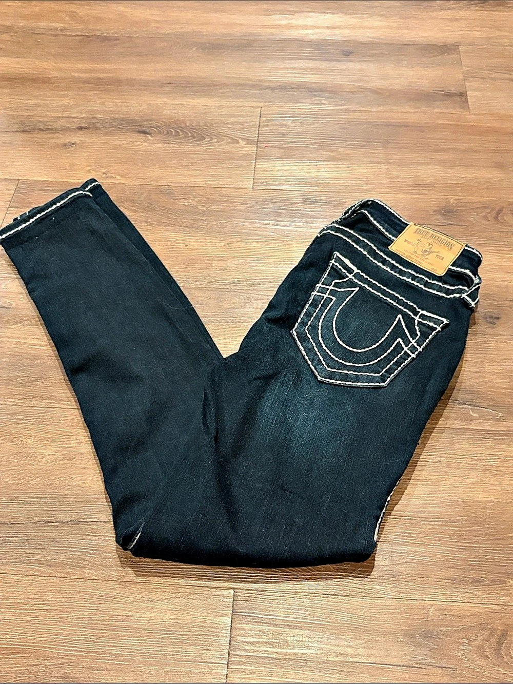 True Religion Jennie Mid-Rise Curvy Skinny Jean Jeans size 27